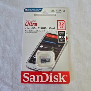 SanDisk 32GB Ultra Micro SDXC USH-I Card New Sealed